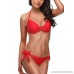Avellara Women Halter Bikini Tops High Waisted Bikini Swimsuit Side Tie Bikini Swimsuits Red B07N3T9PFD